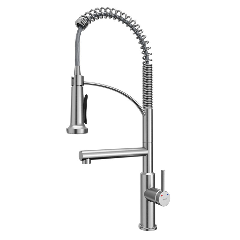 Karran Adlington Pull Down Kitchen Faucet, Stainless Steel