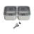 Cantrio KSS-508 31.5-Inch 18-Gauge Stainless Steel Undermount Double Bowl Kitchen Sink 