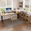 Bureaux en bois massif en L Burlywood-107625006-107625009