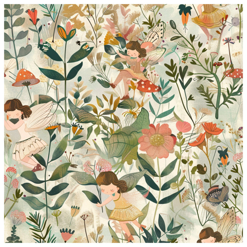 Toile de galerie féerique - Décoration murale fantastique en plusieurs tailles, 12 x 12 inches