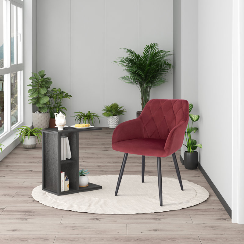 Alvion Upholstered Dining Chair, Burgundy