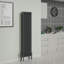 Adamski Vertical Traditional 4 Column Radiator 1500x380mm-1236097298