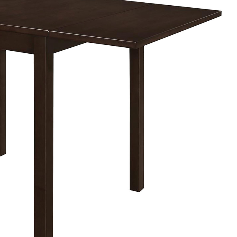 Cappuccino Dining Table with Drop Extension Leaf