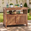 Table de rempotage extérieure en bois avec armoire de rangement-1771556074