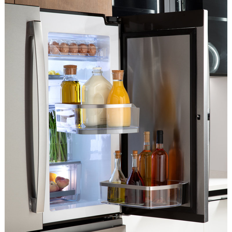GE Profile ENERGY STAR 23.3 Cu. Ft. Smart Counter-Depth Fingerprint Resistant 4-Door French-Door Refrigerator With Door In Door