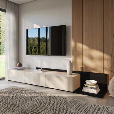 Console télé avec armoire de rangement Noa