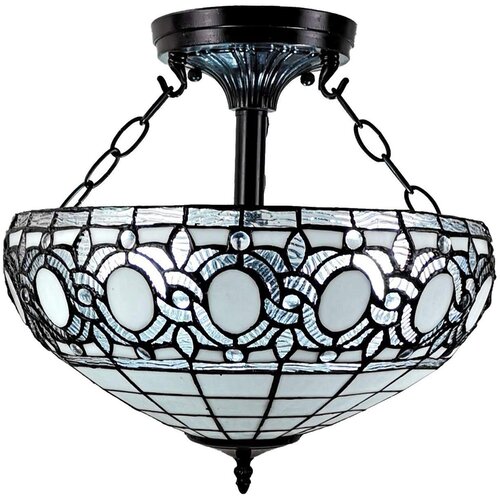 August Grove® Lennie Glass Semi Flush Mount | Wayfair