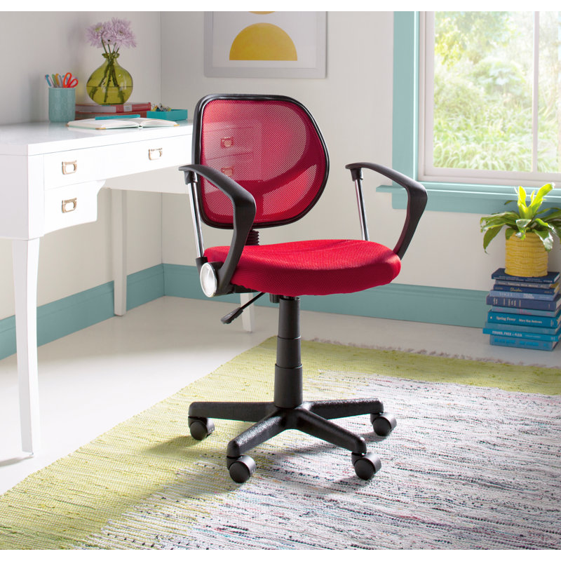 Chaise de bureau Wayfair Basics®, Rouge, Inclus