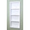 Niche murale encastrée 14X36 avec dossier en lambris et trois tablettes