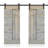84'' Solid Wood Paneled Painted without Installation Hardware Kit Barn Door-84945892-84945896