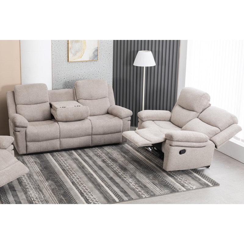 Ensemble de salon inclinable 2 pièces Aida