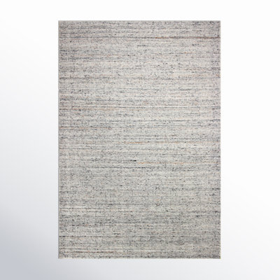 Thebes Hand Knotted Wool Gray Area Rug
