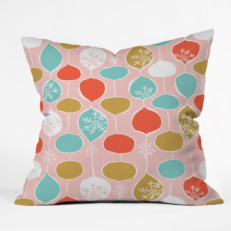 Housse et insert de coussin carré Heather Dutton, Rose, 20 po x 20 po