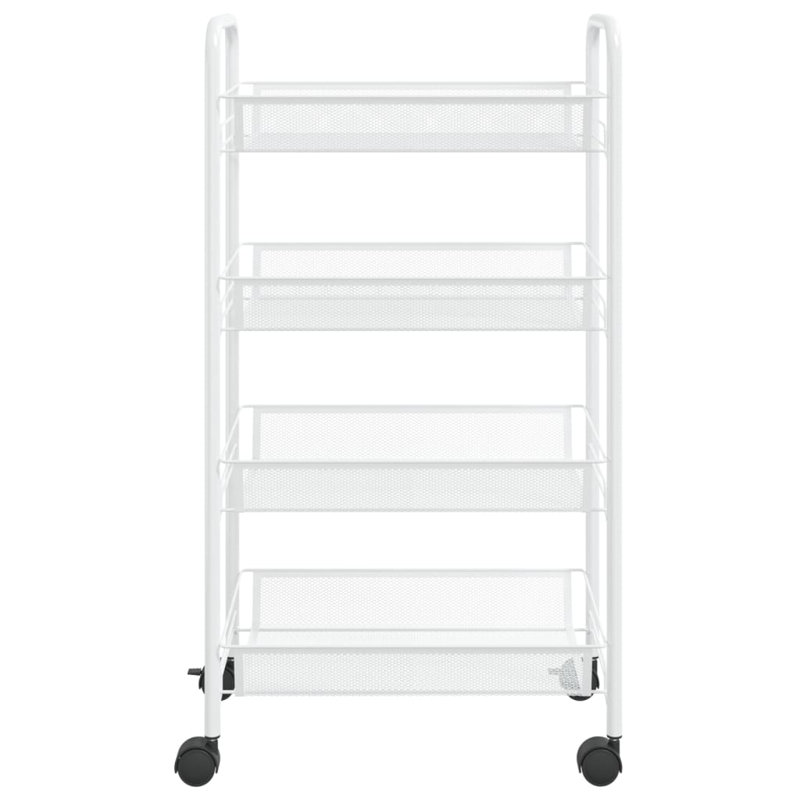 Petree Kitchen Cart, White