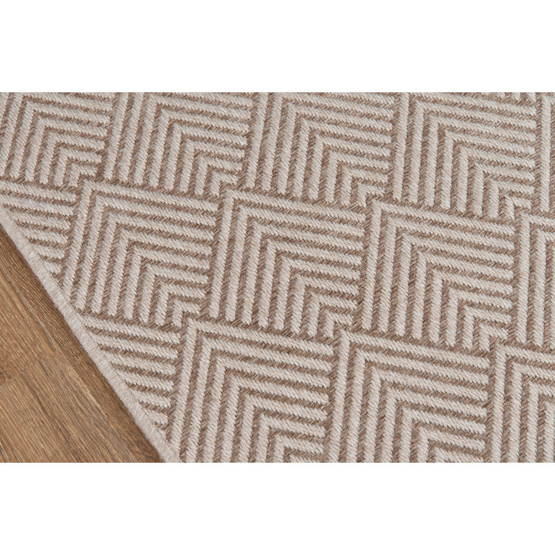 Tapis intérieur / extérieur beige Chuong, Tapis de couloir 2 pi x 10 pi