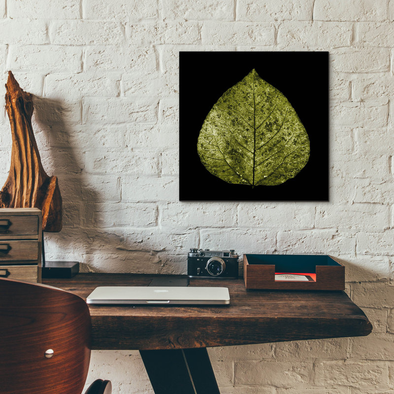 «Feuille verte» par PhotoINC Studio, H 12 po x l 12 po