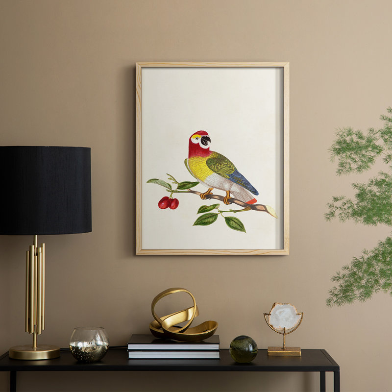 Bird in Habitat VI, reproduction encadrée - bois massif