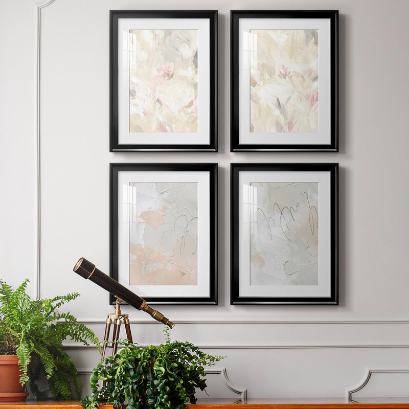 «Soft Abstraction I», reproduction encadrée de qualité supérieure, prête à être accrochée
