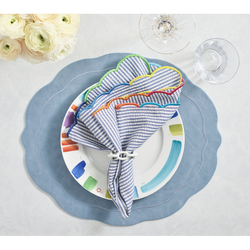 Fiesta Napkin, Yellow/Navy/Red