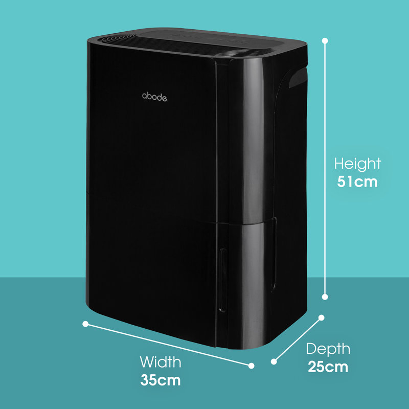 Abode ADH1601B, 16L Dehumidifier in Black
