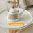 Simple log tea table in cream style