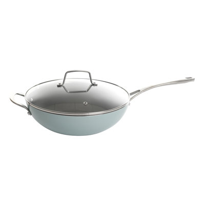 Martha Stewart 12" Essential Pan With Tools - Red