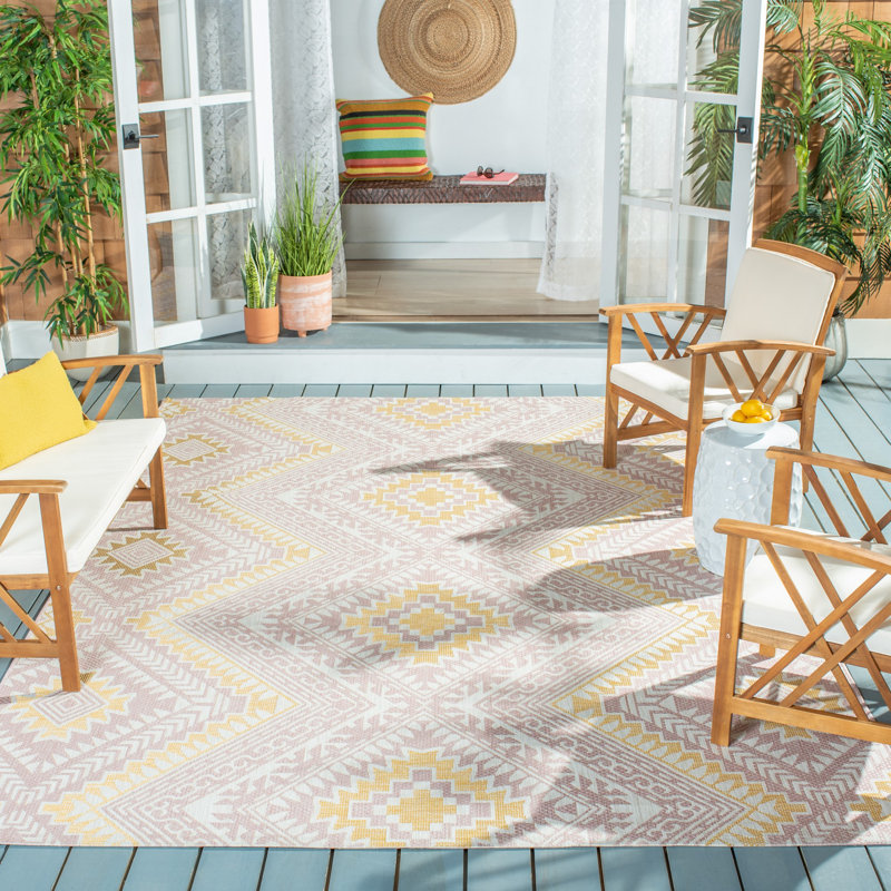 Tapis d'intérieur / extérieur Weibel Performance Southwestern, Rectangle 8 pi x 10 pi
