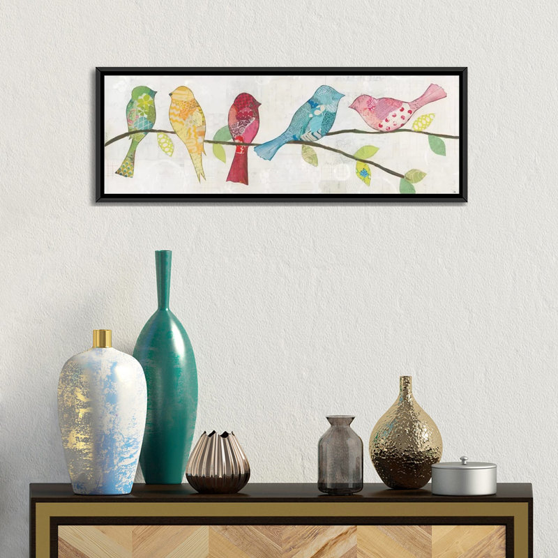 «Catching Up I», impression sur toile, H 12 po x l 36 po x P 1,5 po, Toile avec cadre noir