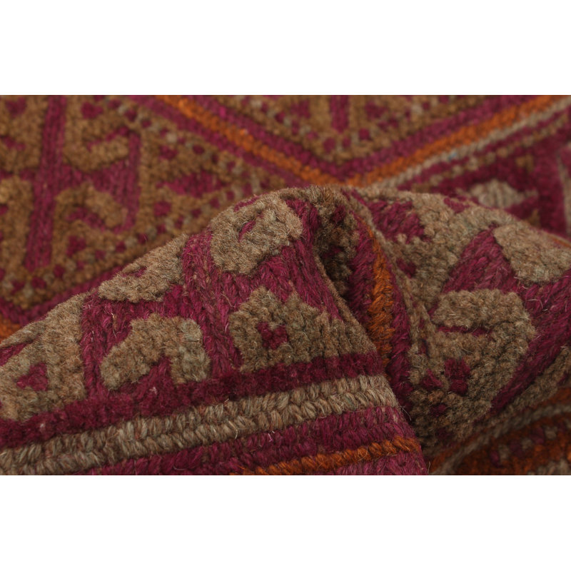 Jisel One-of-a-Kind 4'2" X 4'4" New Age Square Wool Area Rug in