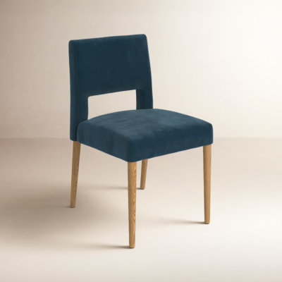 Ermine Genuine Leather Dining Chair