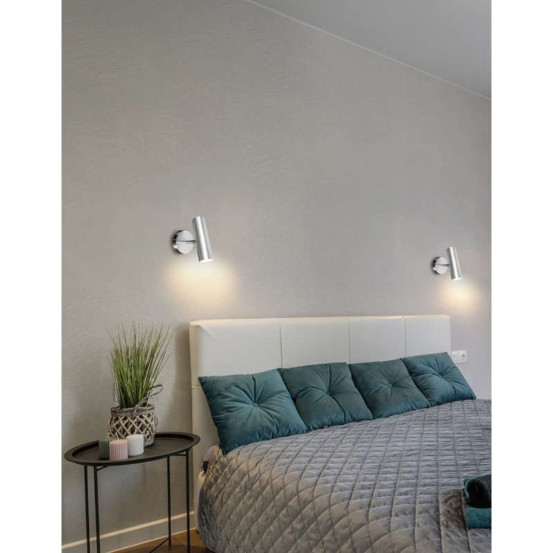 Hansedt LED Spotlight, Satin Chrome
