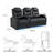 Dual Power Top Grain Leather Home Theater Recliner with USB & Type-C Charging Ports-1891589005