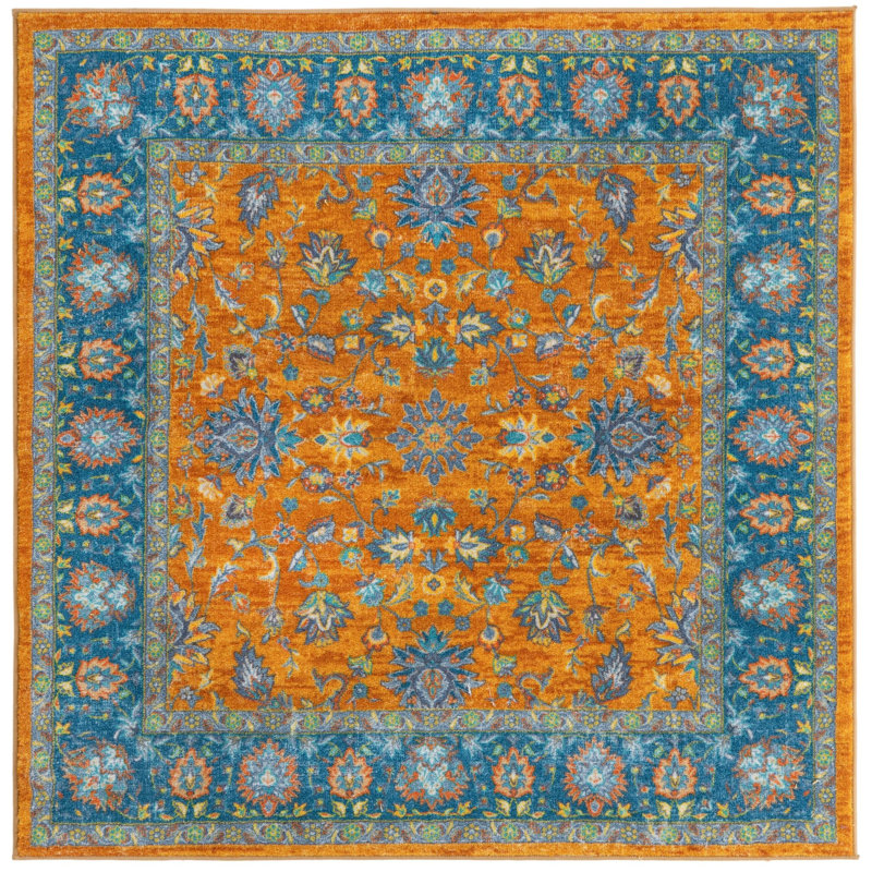Artez Oriental Indoor Rug, Square 5'3"