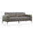 Charcoal Leather Sofa