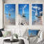 «Boat Elegance Minimalisme», 3 pièces sur toile-292105235-292105237