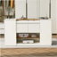 Commode de meuble-lavabo avec rangement à 6 tiroirs Modern Luxury
