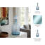 Bouteille en verre avec bouchon, bleu clair-1357362883