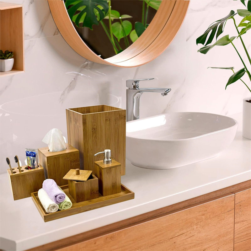 Amiko Bathroom Accessory Set