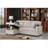 82" Width Sectional with storage chaise and cupholder armrest-1169296933