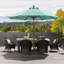 Parasol de patio en oléfine 9 pi 9 pi-681813084