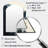 White And Black Silent Ridge - White Asymmetrical Mirror, Traditional Arch Decorative Wall Mirror, Printed Metal Art-40675908