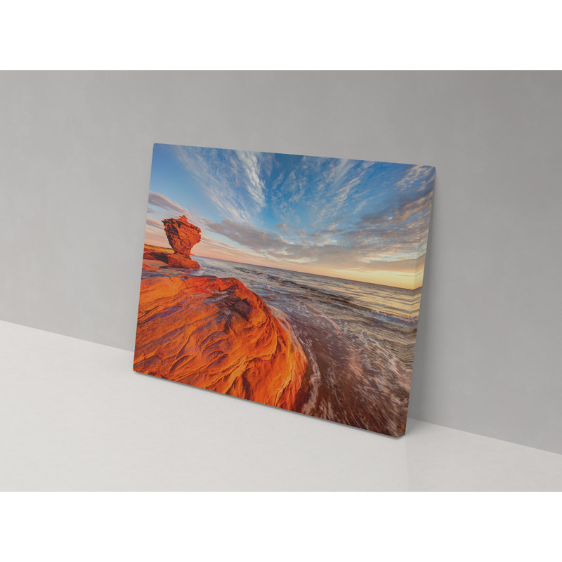 Beyond The Rocks - Wrapped Canvas Print, 82cm H x 123cm W x 4cm D