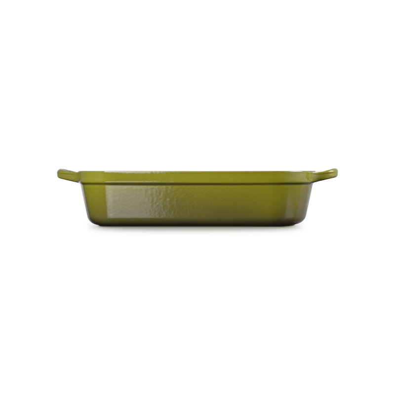 Le Creuset Signature Cast Iron Rectangular Roaster, 5.25Qt., Artichaut, Olive