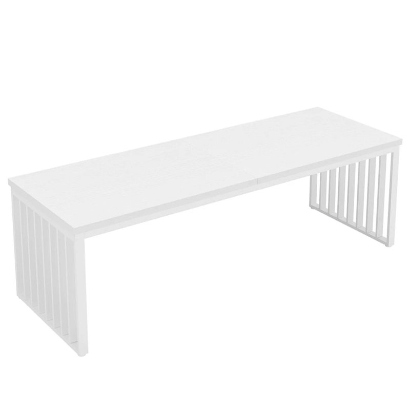 Bureau long, bureau d'écriture pour deux personnes, bureau de direction, bureau d'ordinateur, bureau de jeu