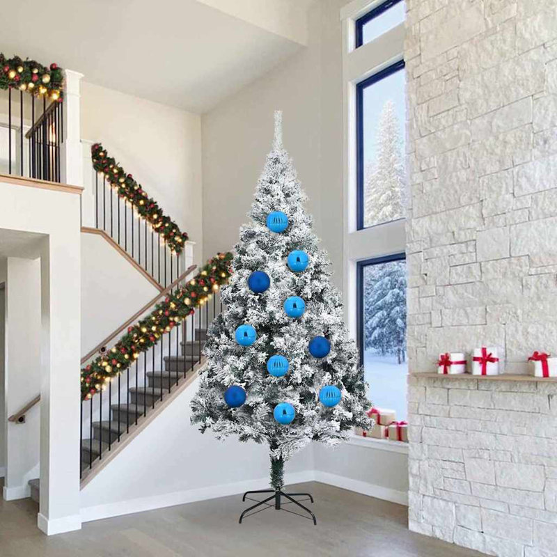 Christmas Bauble Set 4 pcs XXL, Blue