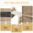 82.6" Fluted Kitchen Island With Extendable Dining Table For 4-6, Island Table For Kitchen With Power Outlet, Kitchen Table With Double-Side Storage-814431576