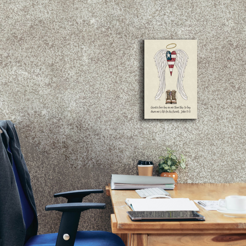 Art mural sur toile «No Greater Love» par Ashley Bradley