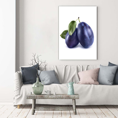 Plums - Wrapped Canvas Print