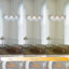 Lustre à 8 lumières à intensité variable
