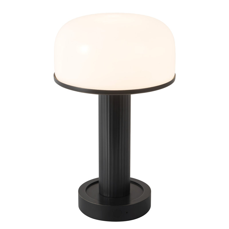 Vienna 9-in Black dimmable LED Table Lamp, Urban Bronze
